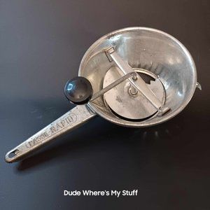 VINTAGE PASSE RAPID 7" FOOD MILL - NO ATTACHMENTS - ALUMINUM - IMPORTED - 2qt